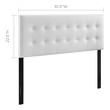 queen bed high headboard Modway Furniture Headboards White
