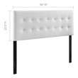 queen bed headboard size Modway Furniture Headboards White