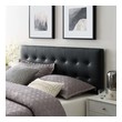 double bed head design Modway Furniture Headboards Black