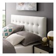 full upholstered bed Modway Furniture Headboards White