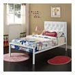 wood bed frame queen Modway Furniture Beds Beds White White