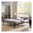 twin xl mattress and box spring Modway Furniture Beds Beds Brown Beige