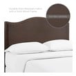 headboard cushion design Modway Furniture Headboards Dark Brown