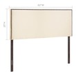 full headboards for beds Modway Furniture Headboards Headboards and Footboards Ivory