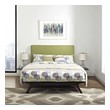 walnut bed frame double Modway Furniture Bedroom Sets Cappuccino Green