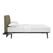 king bed frame without headboard Modway Furniture Bedroom Sets Cappuccino Latte