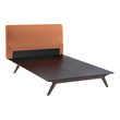 king size platform bed with storage Modway Furniture Bedroom Sets Cappuccino Orange