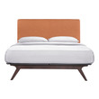 king size platform bed with storage Modway Furniture Bedroom Sets Cappuccino Orange