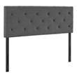cushion headboard double bed Modway Furniture Headboards Gray