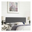 king bed tufted headboard Modway Furniture Headboards Gray