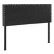 king metal bed frame with headboard and footboard Modway Furniture Headboards Black