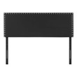 king metal bed frame with headboard and footboard Modway Furniture Headboards Black