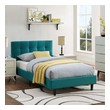 king storage bed frame with headboard Modway Furniture Beds Teal