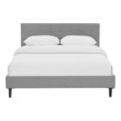 cheap queen bed frames near me Modway Furniture Beds Light Gray