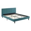 black bed frame with storage queen Modway Furniture Beds Teal