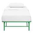 metal and wood bed frame queen Modway Furniture Beds Green