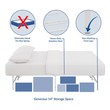 twin bed for teenager Modway Furniture Beds White