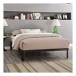 upholstered full size bed with storage Modway Furniture Beds Brown