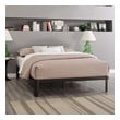 k8ng size bed Modway Furniture Beds Beds Brown