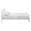 gray king size bed frame Modway Furniture Beds White