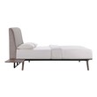 twin bed frame with headboard wood Modway Furniture Bedroom Sets Cappuccino Gray
