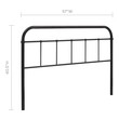 small queen bed frame with storage Modway Furniture Headboards Brown