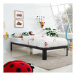 king size bed low headboard Modway Furniture Beds Beds Brown