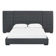 twin full queen king Modway Furniture Beds Gray