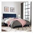 queen bed white frame Modway Furniture Beds Midnight Blue
