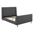 twin bed with mattress ikea Modway Furniture Beds Gray