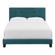 king size bed frame with box spring Modway Furniture Beds Sea Blue
