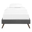 queen bed with headboard Modway Furniture Beds Gray