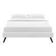 white and black bed frame Modway Furniture Beds Beds White