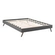 black king bed frame with storage Modway Furniture Beds Beds Gray