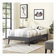 white single beds with storage Modway Furniture Beds Beds Gray