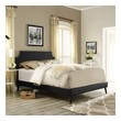 new bed frame queen Modway Furniture Beds Black
