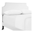 tufted headboard and frame Modway Furniture Beds White