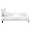 king queen bed Modway Furniture Beds White
