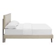 white queen bed frame with headboard Modway Furniture Beds Beige