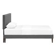 clear bed frame Modway Furniture Beds Gray