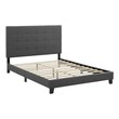 king bed base and headboard Modway Furniture Beds Gray