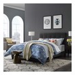 queen storage bed frame with headboard Modway Furniture Beds Gray