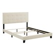 twin xl bed and frame Modway Furniture Beds Beige