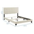 full double platform bed frame Modway Furniture Beds Beds Beige