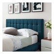 twin size metal bed Modway Furniture Beds Blue