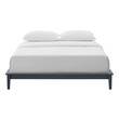 king bed frame with high headboard Modway Furniture Beds Gray