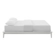 grey king bed frame Modway Furniture Beds White
