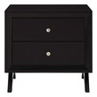 3 drawer narrow nightstand Modway Furniture Case Goods Cappuccino