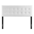 black full size bed frame with headboard Modway Furniture Headboards White
