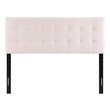 fabric headboard king size bed Modway Furniture Headboards Pink